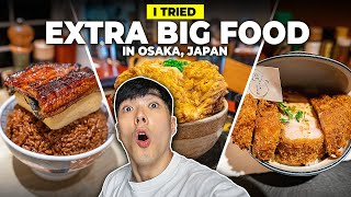 I Tried MONSTER SIZE Foods in Japan [upl. by Eidda]