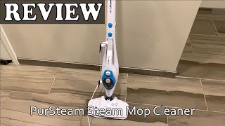 PurSteam Steam Mop Cleaner 10 in 1 Review [upl. by Lenad]