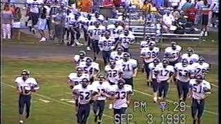 Man High School 1993 Football Highlights [upl. by Epuladaug524]