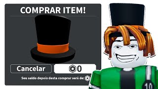 COMO PEGAR TOP HAT DE GRAÇA ROBLOX [upl. by Norraj]