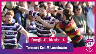 EnergiaAIL Highlights Men’s Round 3 Terenure College v Lansdowne [upl. by Ayram]