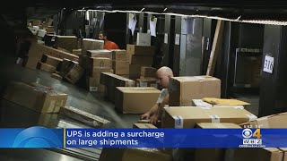 UPS Adds Surcharge To Large Shipments [upl. by Aveer441]