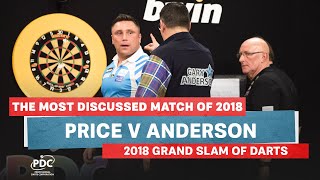 THE MOST DISCUSSED MATCH OF 2018  Price v Anderson  2018 Grand Slam of Darts Final [upl. by Brennan]