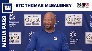 Thomas McGaughey on NFLs New Kickoff Rule  New York Giants [upl. by Sivie852]