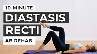 10 Minute Abs After Baby 8 Diastasis Recti Safe Ab Exercises [upl. by Amak]