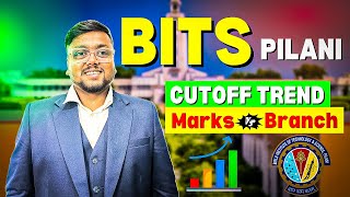 BITS Pilani Cutoff 2024 📈  Marks vs Branch for BITS Pilani 🥳  BITSAT Counselling 2024 [upl. by Merton]