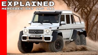 Mercedes G63 AMG 6x6 Explained [upl. by Akinar920]