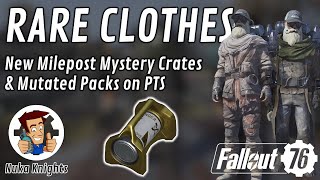 Fallout 76 PTS New Mystery Crates with Rare Rewards amp Changed Mutated Party Packs again [upl. by Launamme]