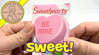 Sweethearts Conversation Hearts Candies  Valentines Candy Series [upl. by Goldin]