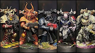 Kitbashing Chaos Warbands of the Abyssal Crusade  Warhammer 40k Obscure Lore [upl. by Aldric]