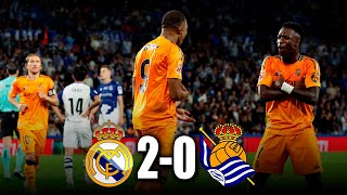 GOL DE MBAPPÉ REAL MADRID vs REAL SOCIEDAD 20  La Liga 2024 [upl. by Aikyt365]