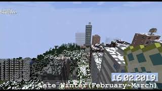 Timelapse  Minecraft Serene SeasonsPlainsTaiga [upl. by Noloc]