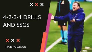 Soccer TACTICS  Small Sided GAMES to Train the 4231 [upl. by Aenyl]