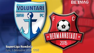 FCVoluntariFCHermannstadtviral live fc24 superliga hermannstadt voluntari romania [upl. by Ursi]