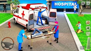 Emergency Ambulance Simulator  City Ambulance Driving Game  Android Gameplayviral gamesyoutube [upl. by Llerehc]