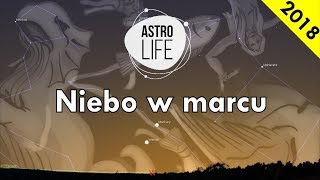 Niebo w marcu 2018 quotDwie gwiazdy wieczornequot  AstroLife [upl. by Florri]