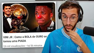 VINI JR  Como a BOLA de OURO se tornou uma PIADA [upl. by Domeniga835]