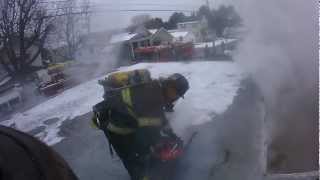 Helmet cam Ladder 23 roof operations [upl. by Jonette]