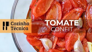 Tomate Confit  Tomate Assado em Baixa Temperatura [upl. by Scot]