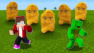 JJ and Mikey VS Roblox Gegagedigedagedago CHALLENGE in Minecraft  Maizen Minecraft [upl. by Rebmak]