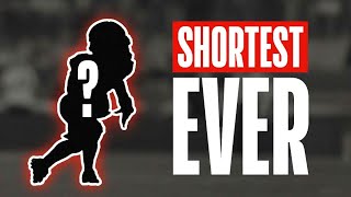 Meet The Shortest NFL Player Ever [upl. by Atinehs]