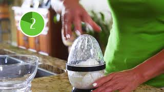 Hard Boiled Egg Peeler  Peel Multiple Eggs In Seconds [upl. by Kleon]