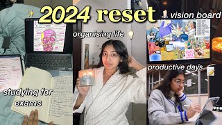 new year motivation💡2024 reset exam preparation productive days cleaning [upl. by Jemine]