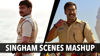 Ajay Devgns Action Packed Singham Moments [upl. by Daj844]