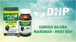 REVIEW viên uống bổ não GINKGO BILOBA MARUMAN của NHẬT BẢN [upl. by Huesman]