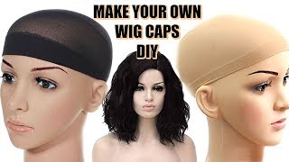 DIY I Made My Own Wig Caps EASY TUTORIAL Great for Cosplay Wigs [upl. by Eeliah]