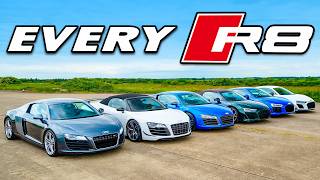 Audi R8 Generations DRAG RACE [upl. by Orel]