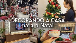 DECORAÇÃO DA CASA PARA O NATAL comprinhas de enfeites novos🎄🏠 [upl. by Ragen]