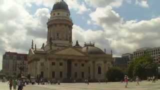 CHECKPOINT CHARLYThe WallGendarmenmarktBerliner DomBrandenburger Tor [upl. by Anerres]