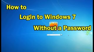 Forgot Windows 7 Password How to Login Windows 7 Without PasswordNo Data Loss [upl. by Chandra]