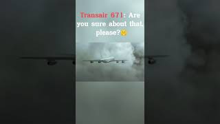 TransAir Flight 671 Are you sure about that🤨 aviation avgeek landing shorts fypシ゚viral [upl. by Anuat686]