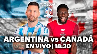 EN VIVO 🔴 ARGENTINA vs CANADÁ  Copa América – Fase de Grupos  Vivilo en TyC Sports [upl. by Pentheam811]