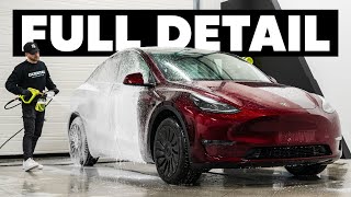 Full Exterior Detail  Tesla Model Y [upl. by Chil]