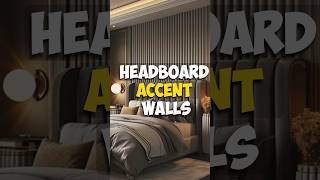 Bedroom Headboard ACCENT Walls Use Wood Fluted Wall Panels interiordesign [upl. by Wenn]