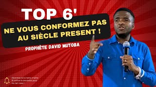 NE VOUS CONFORMEZ PAS AU SIÈCLE PRESENT ROMAINS 122 PAR PROPHETE DAVID MUTOBA PROGEM [upl. by Abram374]