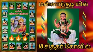 பாலாதிரிபுரசுந்தரி amp 18சித்தர்களையும் ஒரே இடத்தில் வழிபடலாம்mannargudi templeviews siddharkovil [upl. by Aneetsyrk]