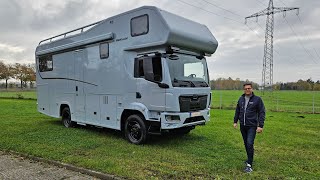 NEU nur 860m VARIO MOBIL ALLRAD WOHNMOBIL 4X4 Vario Alkoven 4x4 auf MAN TGM 2025 [upl. by Aissatan947]