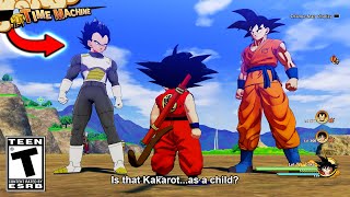 Kid Goku VS Future Bosses  Dragon Ball Z Kakarot DLC Pack 5 w Time Machine [upl. by Aihsirt263]