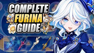 FURINA GUIDE How To Play Best Builds Weapons Artifacts Team Comps amp MORE in Genshin Impact [upl. by Boucher]