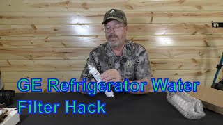 GE Refrigerator Water Filter Hack [upl. by Adnaram469]