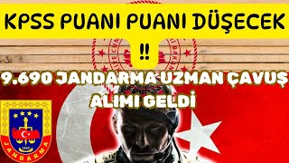 MÜJDE 2025 YILI ALIM İLANI GELDİ 9690 JANDARMA UZMAN ÇAVUŞ ALIMI YAYINLANDI BASVURU 7 21 EKİM [upl. by Bil]