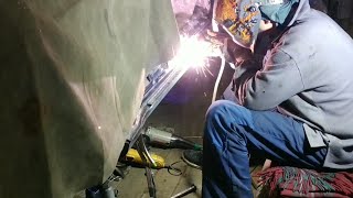 Сварка правого порога Мицубиси Паджеро 42008гв 1с thresholdweldingDIYrepair [upl. by Miza]