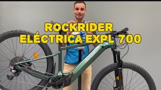 BICICLETA ELECTRICA ROCKRIDER 700 EXPL MTB bicicleta rockrider cycling bicicletaelectrica btt [upl. by Aicinod]