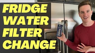 Changing The Water Filter On A Fridge [upl. by Adlare]