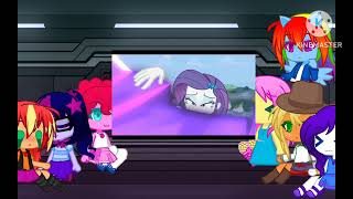 MLP Equestria Girls react to Friendship Games bloopers amp some SciSet  Part 1 [upl. by Gathard]