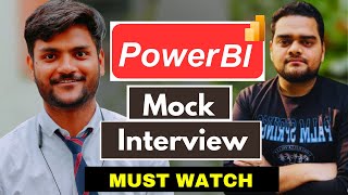 Live Interview of a Fresher  Power BI😲  Answered 95 Questions ✔ [upl. by Llednov]